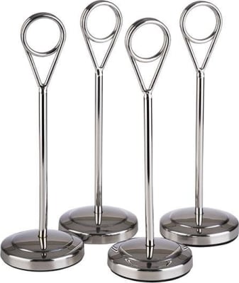 APS Borðamerkingar H:15,5cm 4stk steel