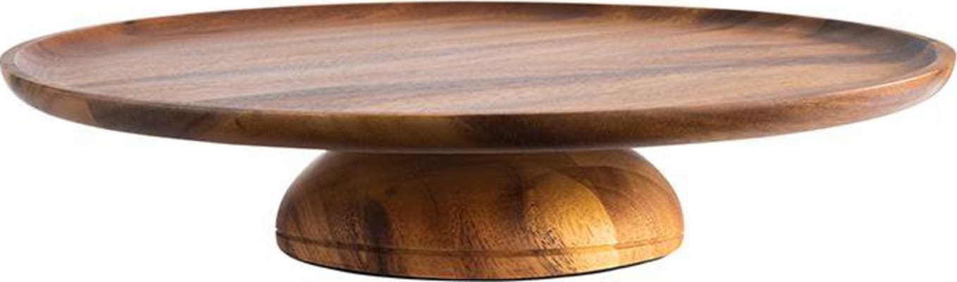 APS Diskur á fæti 38,5cm hæð 8cm acacia viður