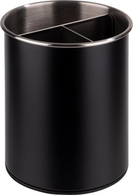 APS Hnífaparakarfa stál ö13cm h:16,5cm 3 hólf black