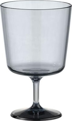 APS Plastglas á fæti slétt 0,3ltr grey