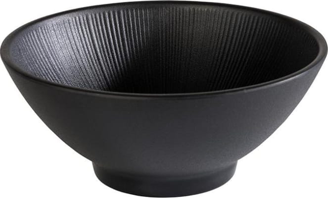 APS Skál 19cm hæð 8 melamin Nero black