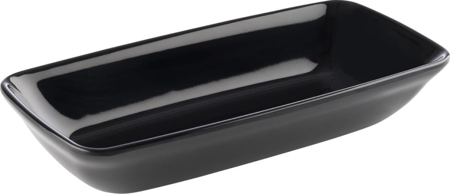 APS Skál 20x10 hæð 3,5 melamin black