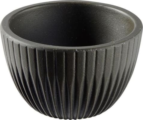 APS Skál 6stk ö6cm h:3,5cm 30ml melamin brown Lineo