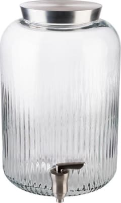 APS Skammtari gler m.stál loki og krana 7ltr