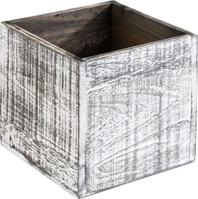 APS Viðarbox 15 x 15 x 15cm vintage white