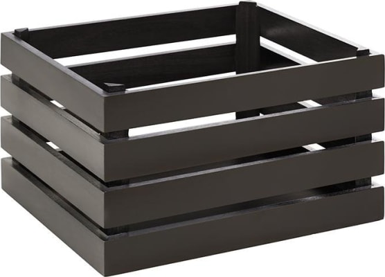 APS Viðarkassi 35x29 hæð 20cm Superbox black