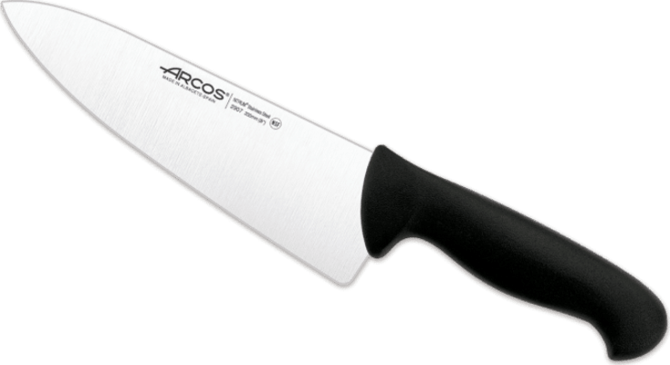 ARCOS kokkahnífur  svart -  200 mm