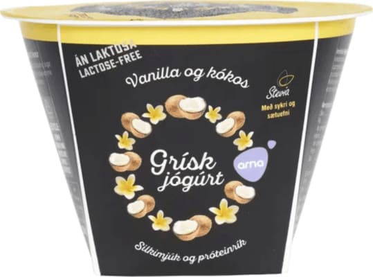Arna Grískt Jógúrt vanilla og kókos 200 gr