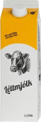 Arna Léttmjólk laktósalaus 1 ltr