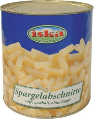 Aspas skorinn hvítur 3kg (6stk/ks)