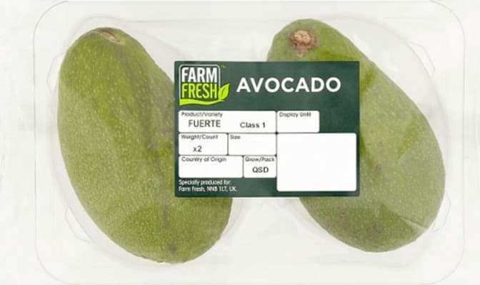 Avacado 2 stk