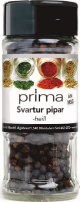 Svartur pipar heill 40g *10 glös