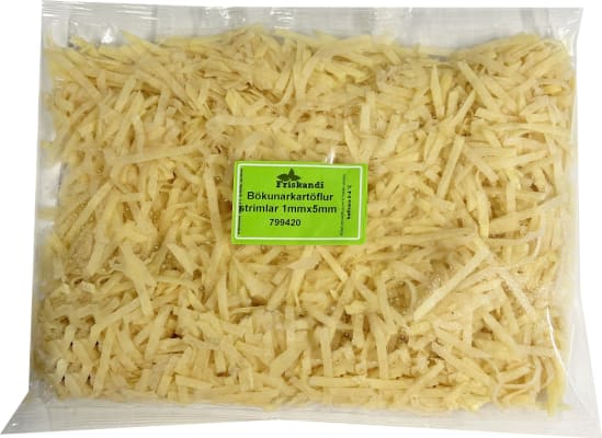 Bökunarkartöflur Strimlar - Sérpöntun