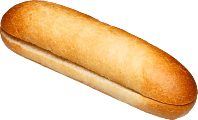 Baguette fullbakað skorið 80g (25stk/ks)