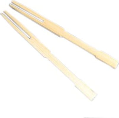 Bambus gaffall 9cm 100stk