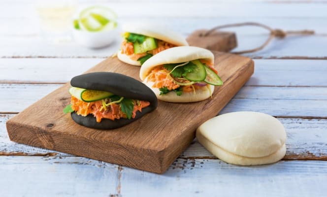 Bao Steam Buns svört 14x70g