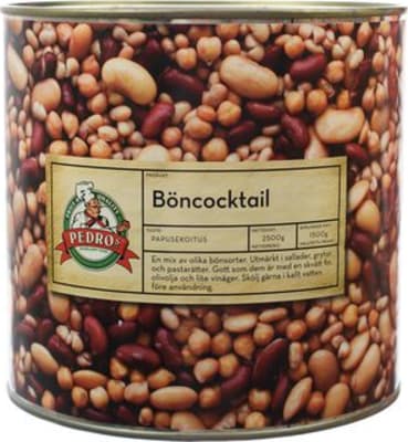 Baunakokteill soðnar 2,5kg (6stk/ks)