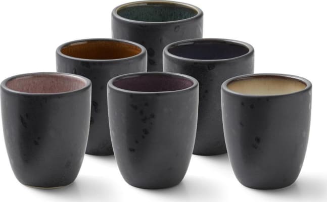 Bitz Gastro krús espresso 6stk blandaðir litir black