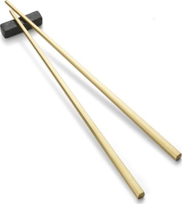 Bitz Matarprjónar 2stk satin messing