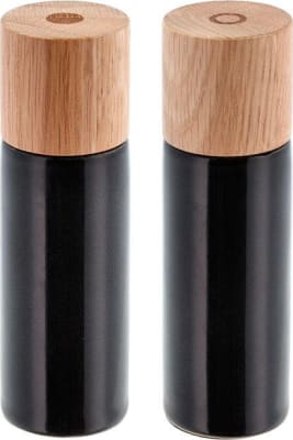 Bitz Salt og pipar kvörn 2stk sett 16,7cm Galaxy black