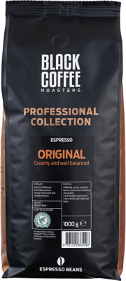 BKI Black coffee original espresso kaffibaunir 1kg