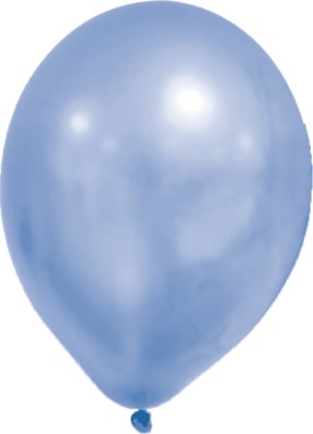 Blöðrur pastel bláar 8 stk (12)