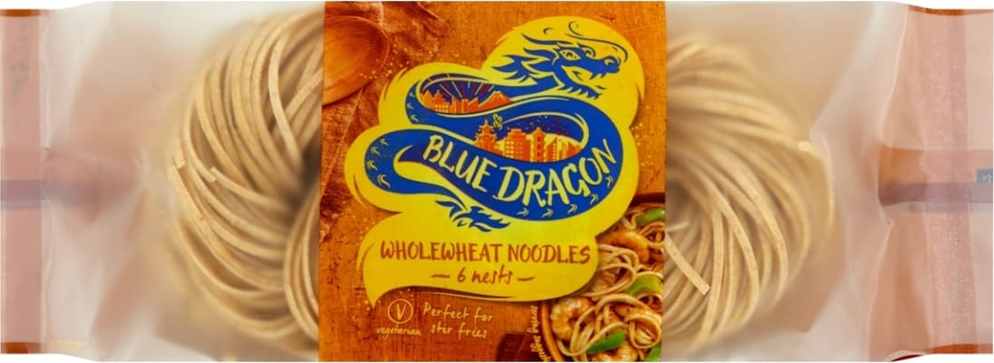 Blue Dragon Wholewheat Noodles Nest