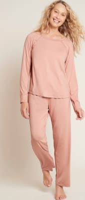 Boody Goodnight Sleep Pants Dusty Pink L