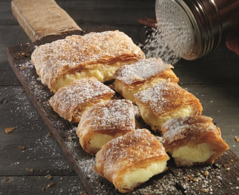 Bougatsa Serres með Vanillukremi