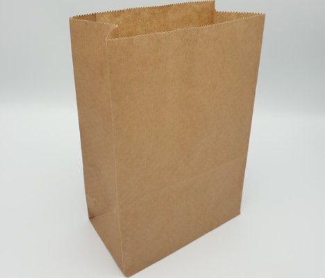 Bréfpokar m/botni brúnn no.4 15,5x8,5x23cm 500stk