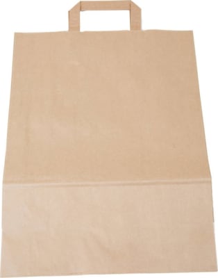 Bréfpokar með haldi stórir 32 x 14 x 42cm 250stk.