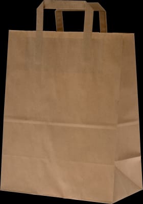 Bréfpoki brúnn 32x17x40cm. (200)