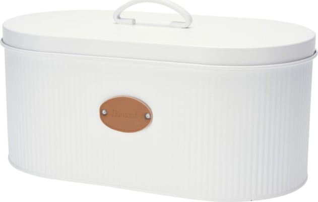 Brauðkassi 33x18x15 metal white