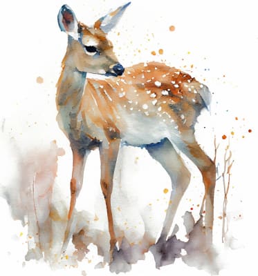 Braun Company Servíettur 3laga 20stk 33x33cm Deer