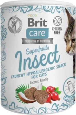 Brit Care Cat Snack Superfruits Insect 100g