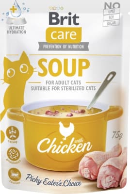 Brit Care Cat Soup with Chicken, 75g