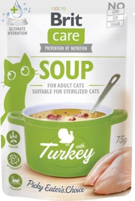 Brit Care Cat Soup with Turkey 75g