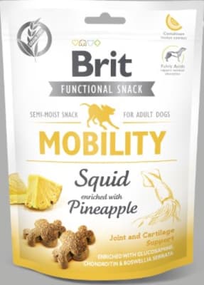 Brit Care Dog Funct. Snack Mobility W/Squid&Pineapple 150g