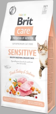 Brit CCat GF Sens. Digestion Fresh Turkey&Salmon 7kg
