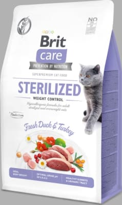 Brit CCat GF Sterilized Weight Ctrl Fresh Duck&Turkey 400g