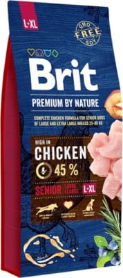 Brit PBN Senior L+XL Chicken - 15kg