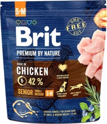 Brit PBN Senior S+M Chicken - 1kg