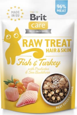 Brit Raw Treat Cat Hair & Skin 40g