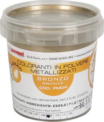 Bronz duft alkóhóluppleysanlegur matarlitur 40g