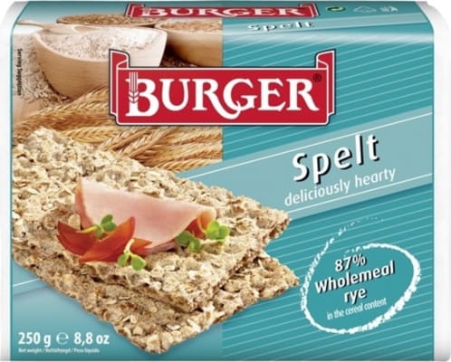 Burger Hrökkbrauð Spelt