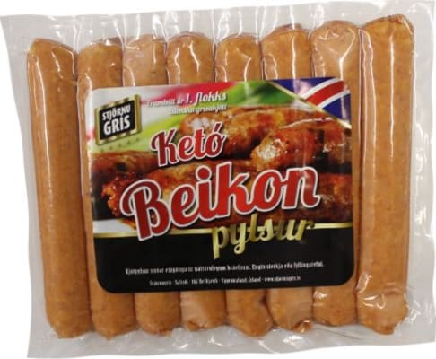 Ketó beikon pylsur 750 gr