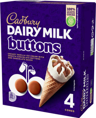 Froneri Cadburys Buttons Cone