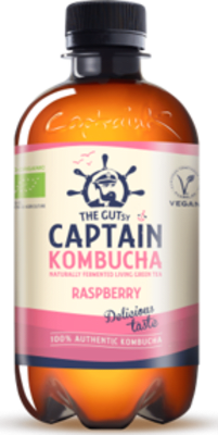 Captain Kombucha Raspberry 400ml (12)