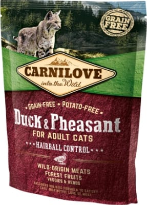 Carnilove Cat Duck & Pheasant Hairball 400g
