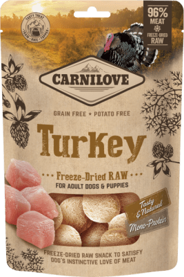Carnilove Freeze-Dried Raw Snacks Turkey 60g